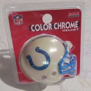 Indianapolis Colts NFL Color Chrome Helmet Riddell Mini Helmet